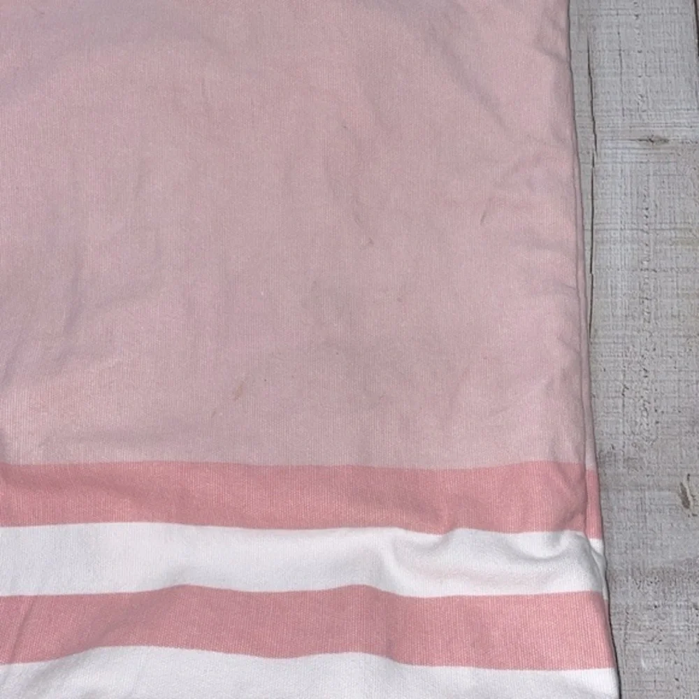 Victorias Secret drawstring backpack pink half moon striped - Picture 8 of 10
